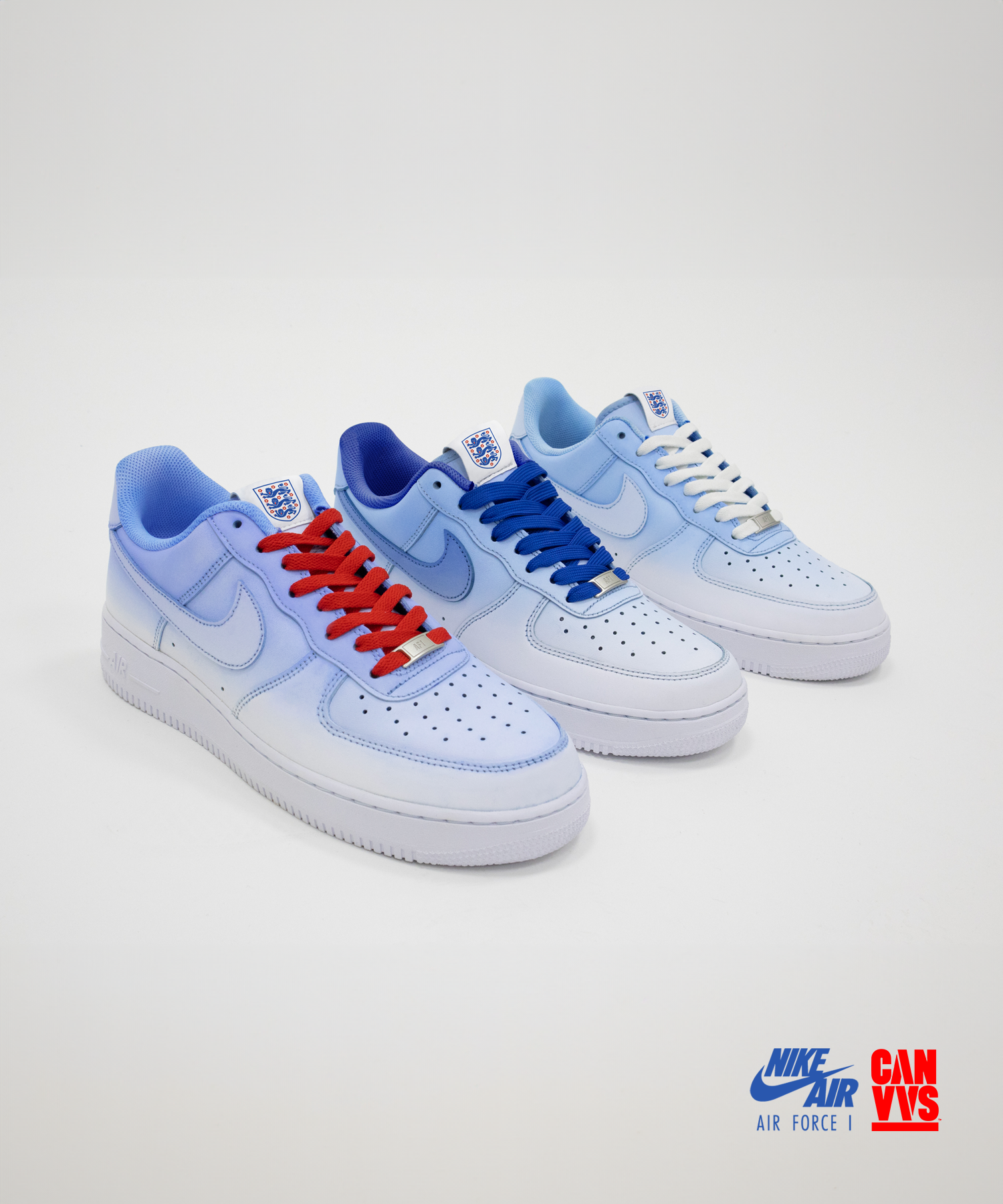 England FC custom AF1s