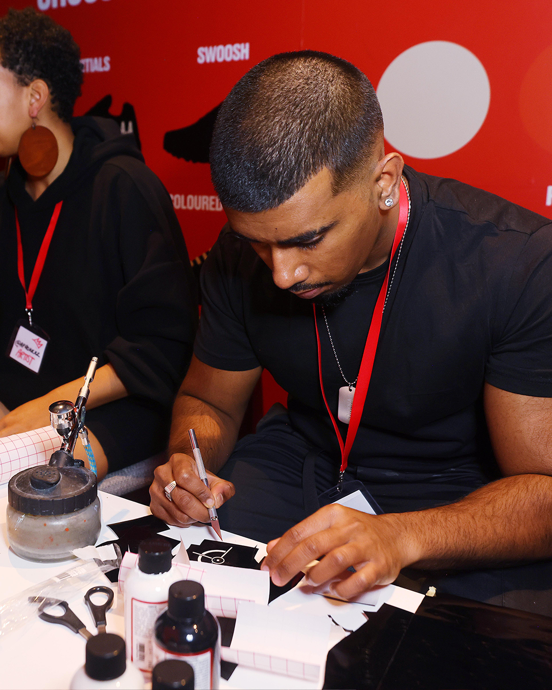 Custom Sneaker Artist TVNXIRE at Customisation Bar