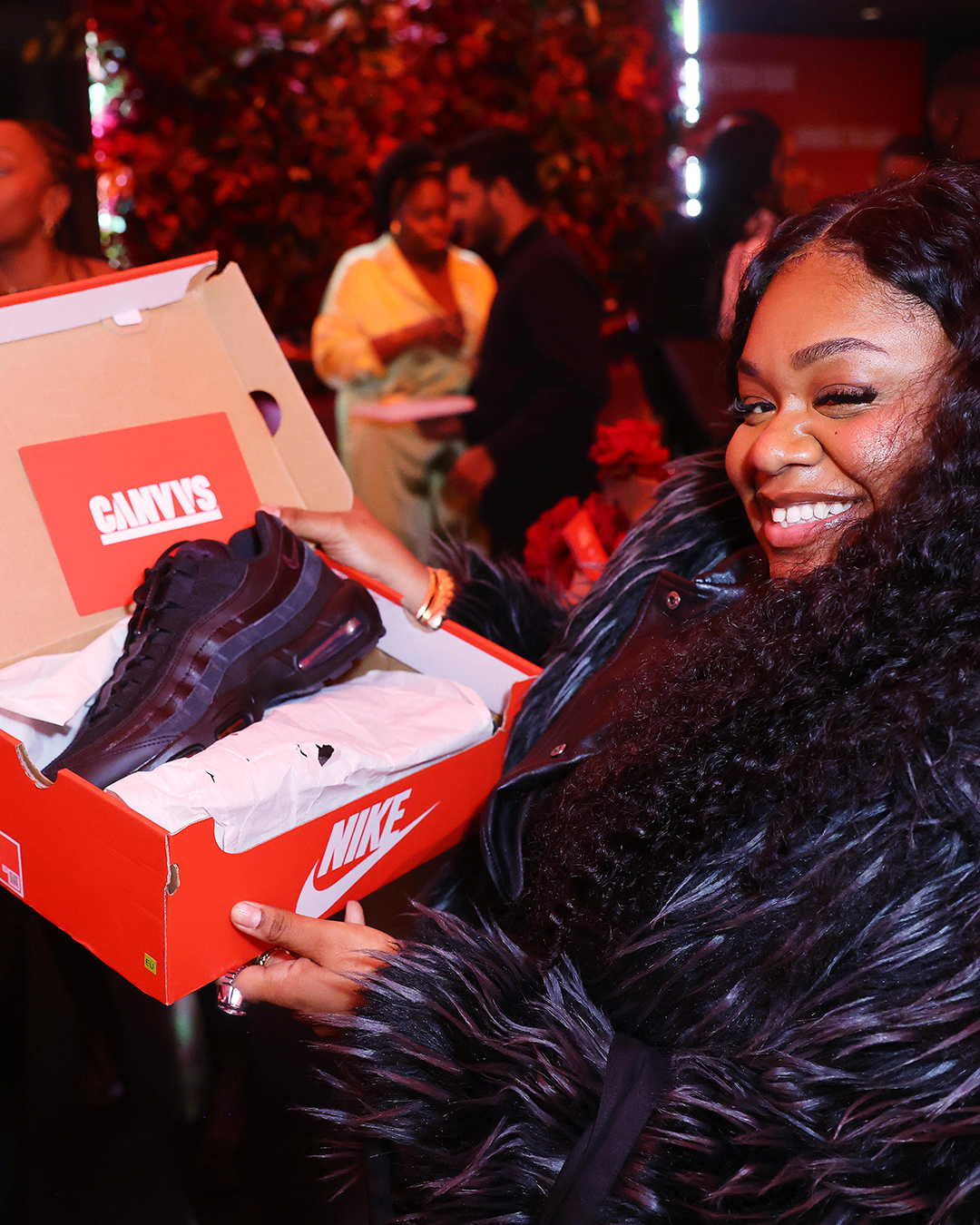 Influencer with their custom The Day of the Jackal Air Max 90 trainer