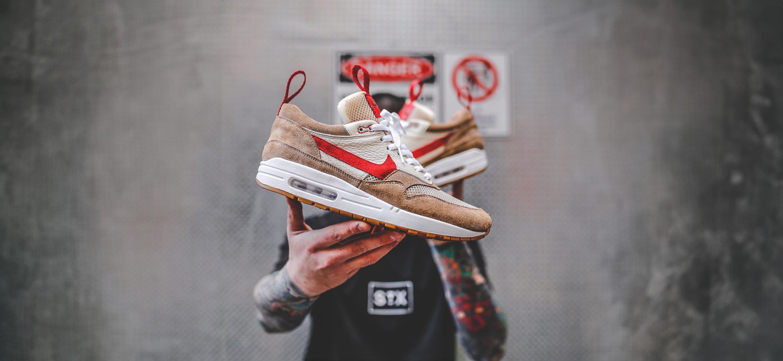 Custom Air Max 1 Nike Sneaker Mars Yard by Chase Shiel