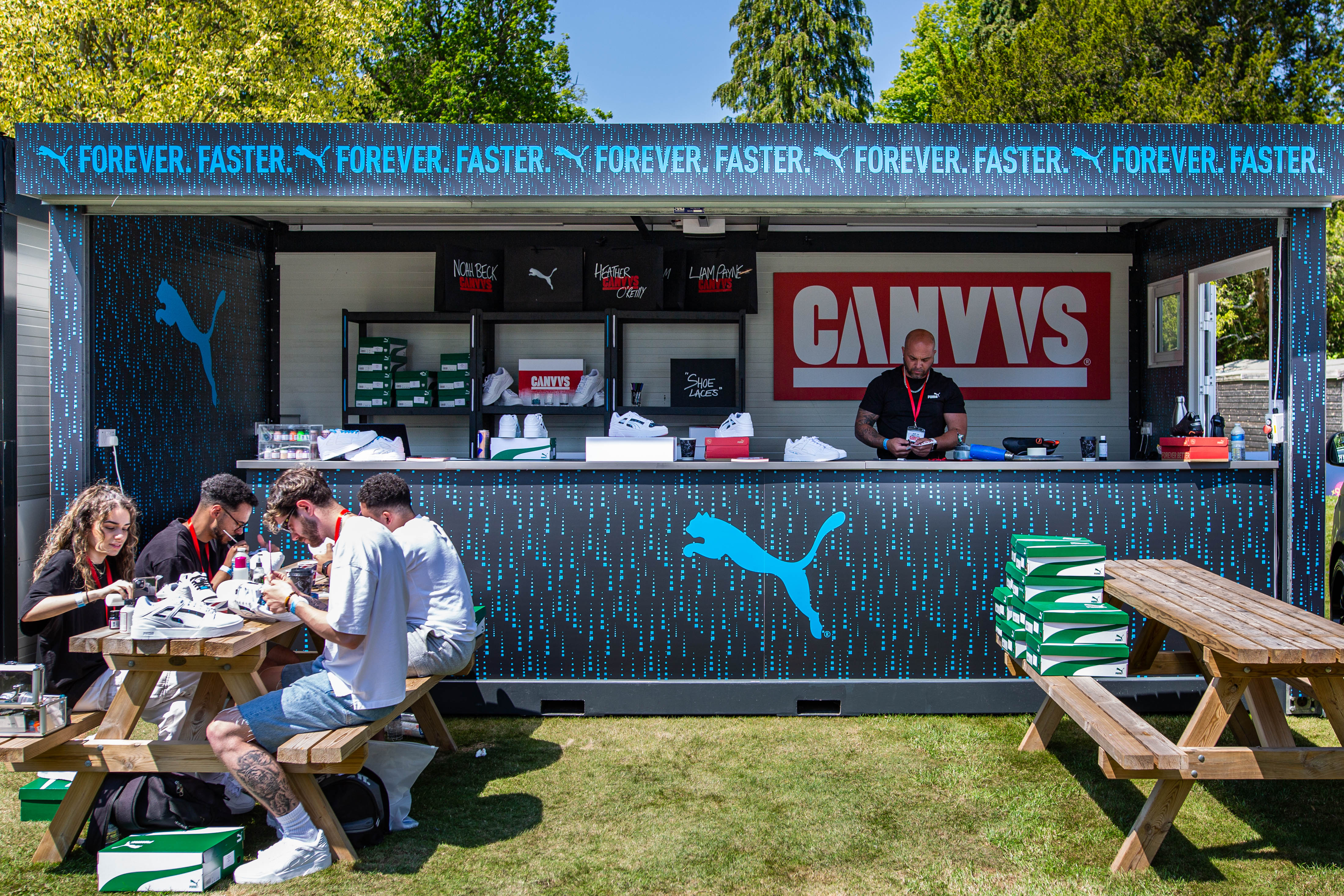 Canvvs X Puma Soccer Aid Stand