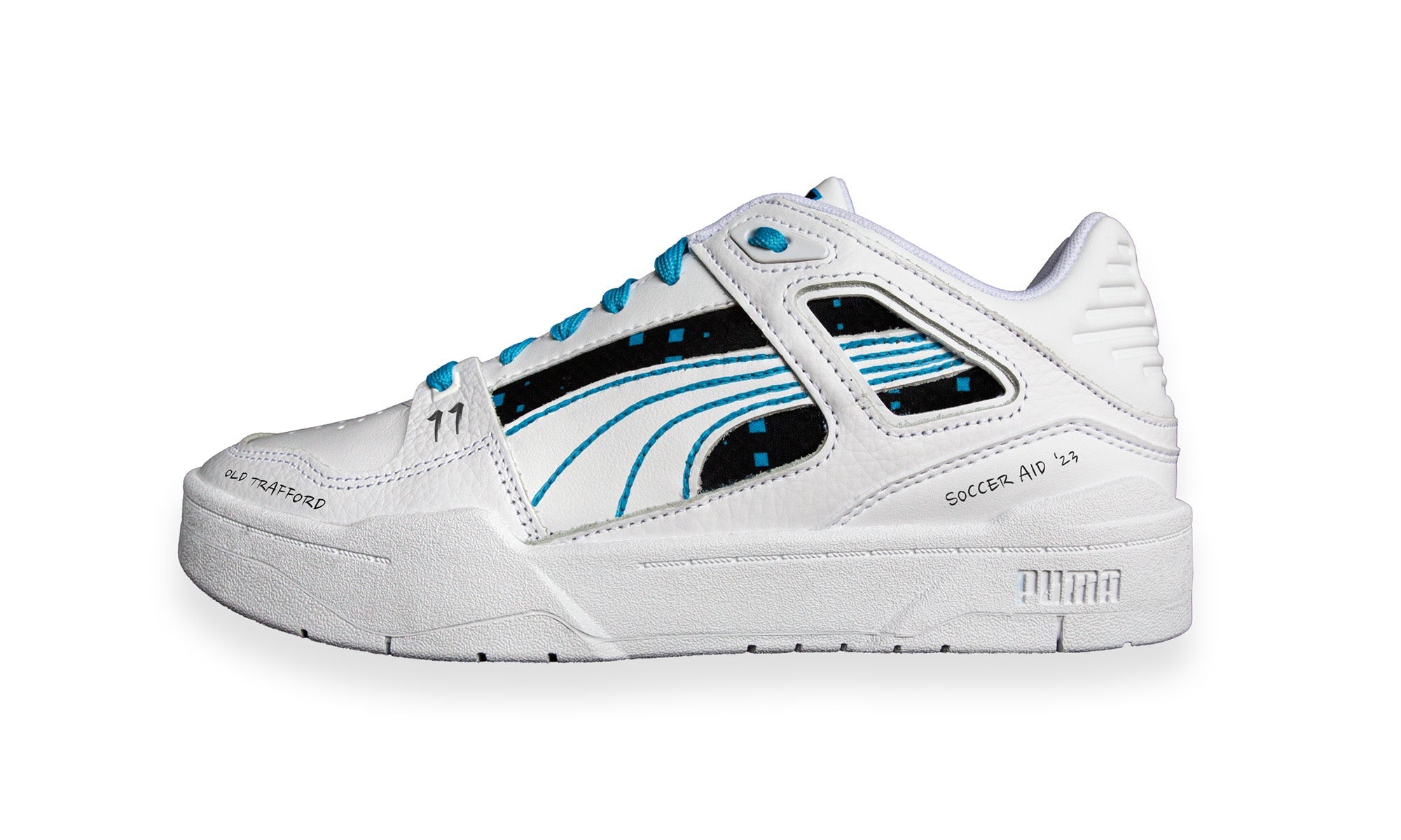 Customised Puma Slipstream Trainer by CANVVS for Socceraid