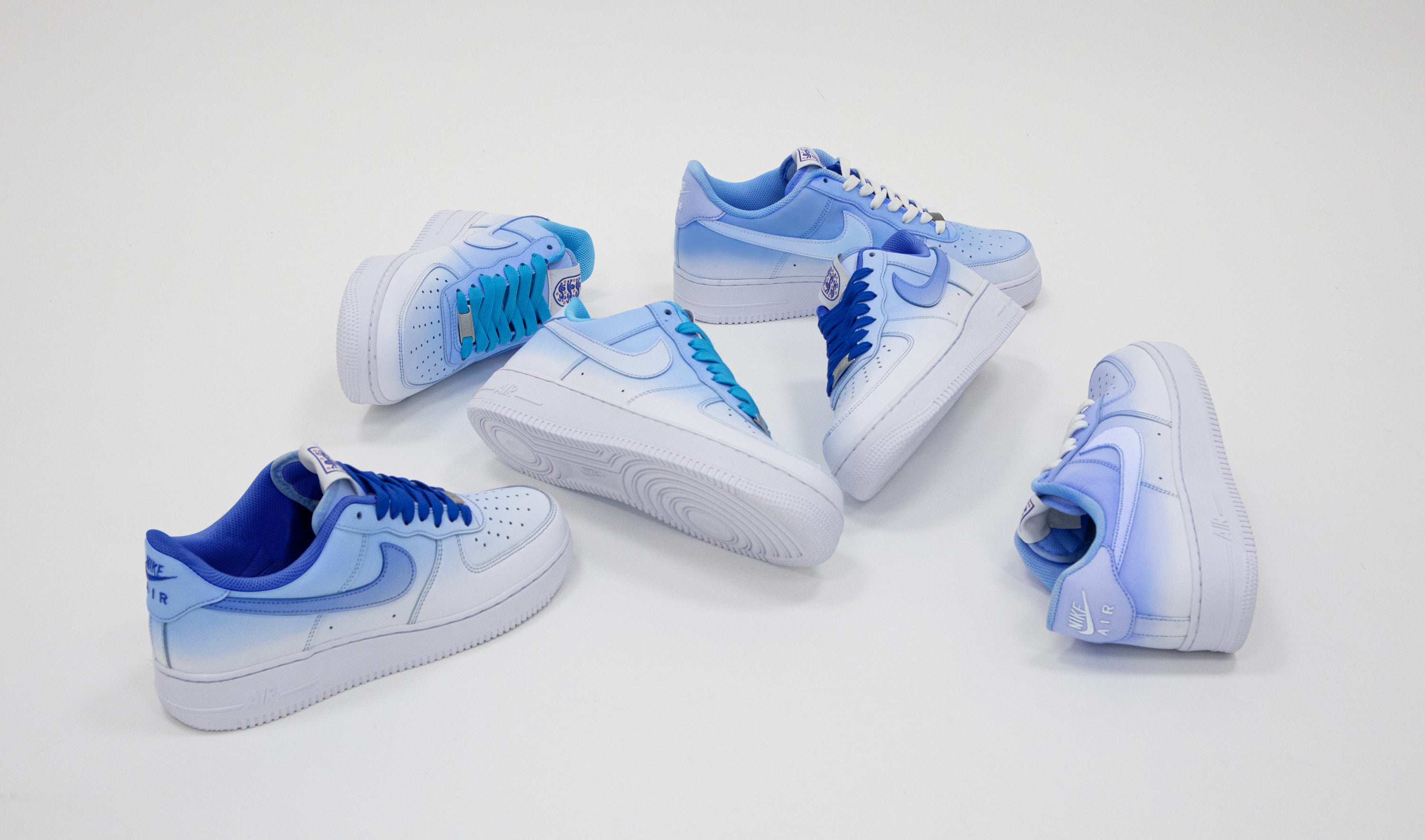 Three Lions custom Nike Air Force 1 for Qatar World Cup 22