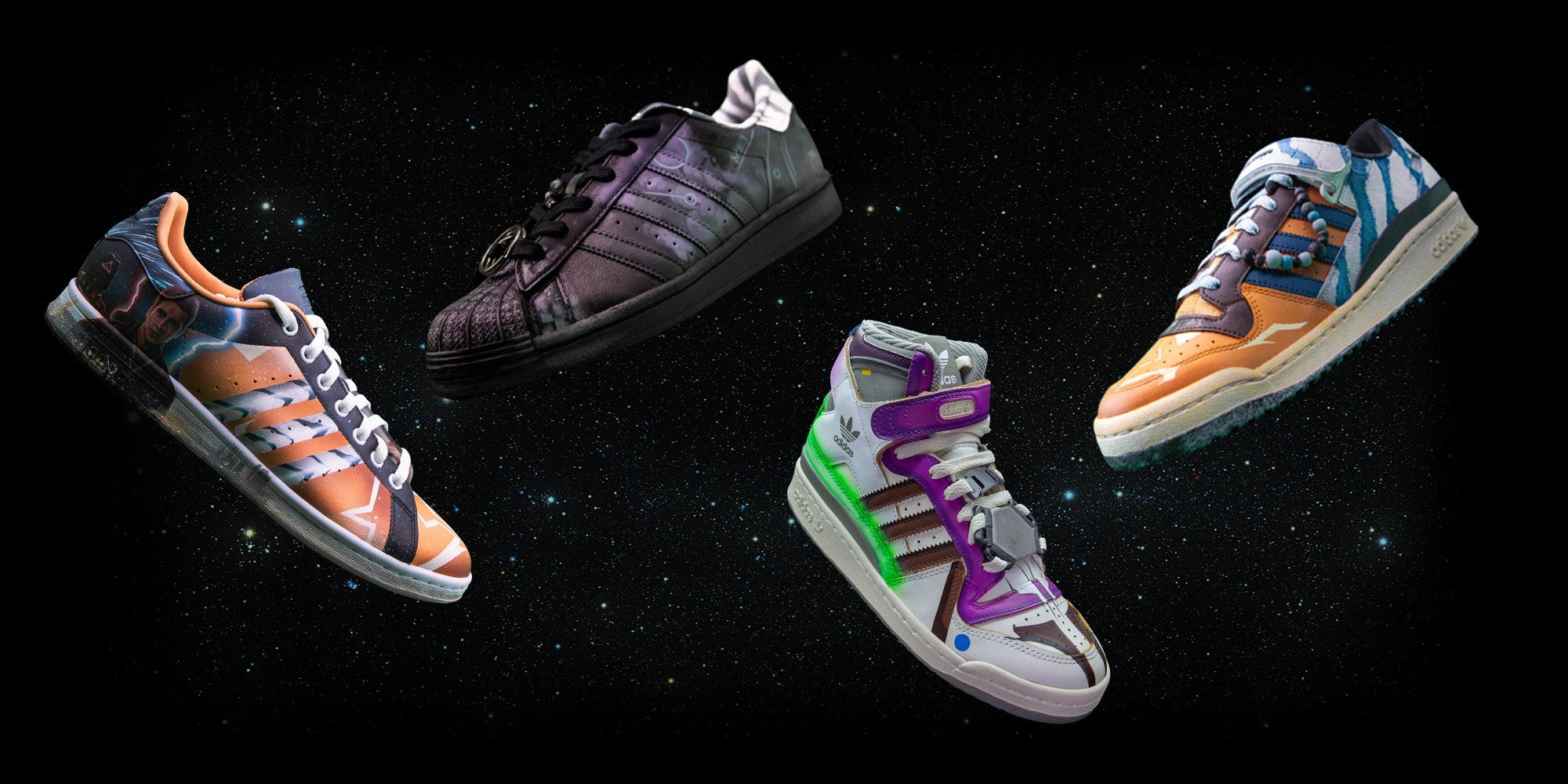 Custom Star Wars themed sneakers by CANVVS