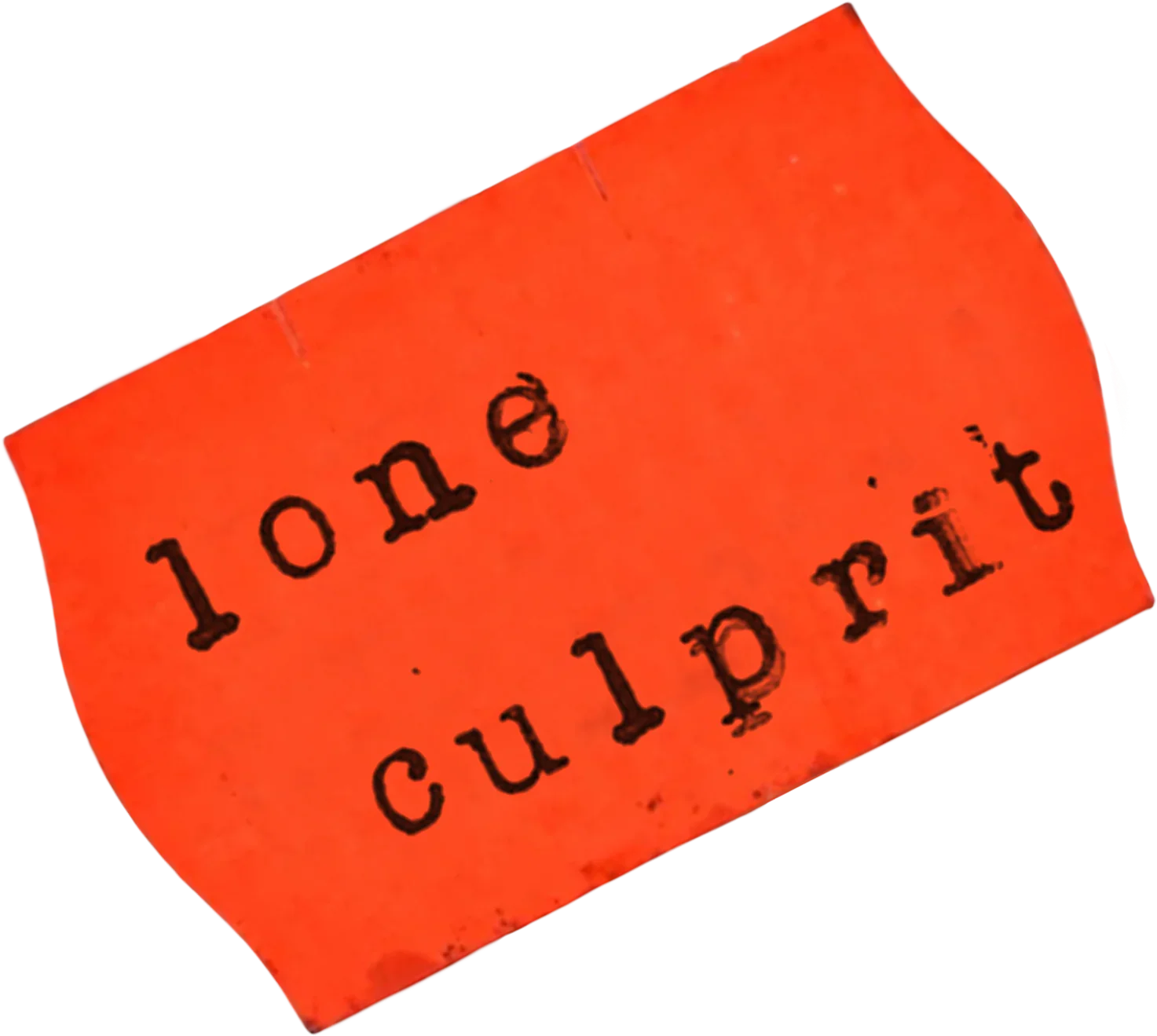 Lone Culprit Clothing Logo