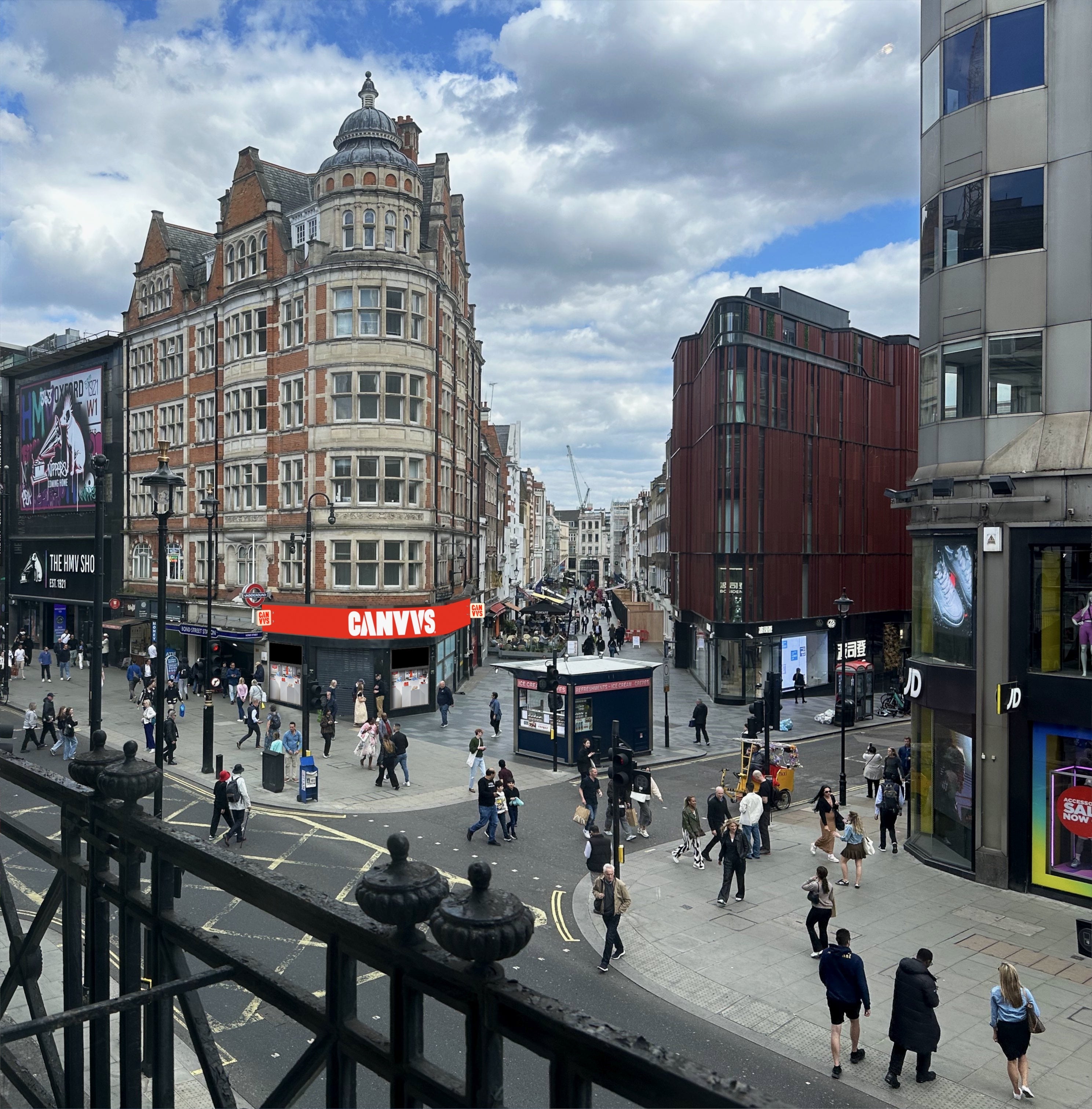 CANVVS Custom Sneaker Store on Oxford Street in London, UK