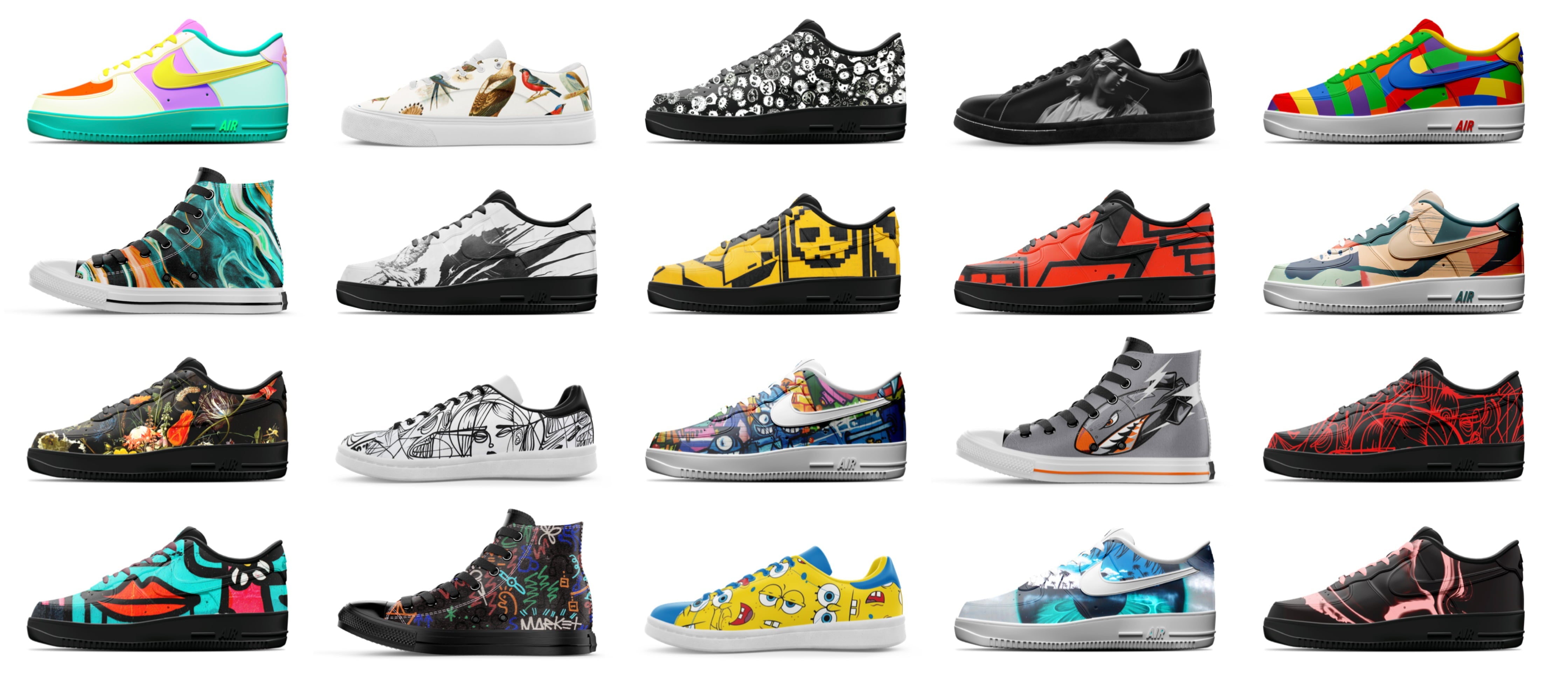 Selection of Custom Sneakers